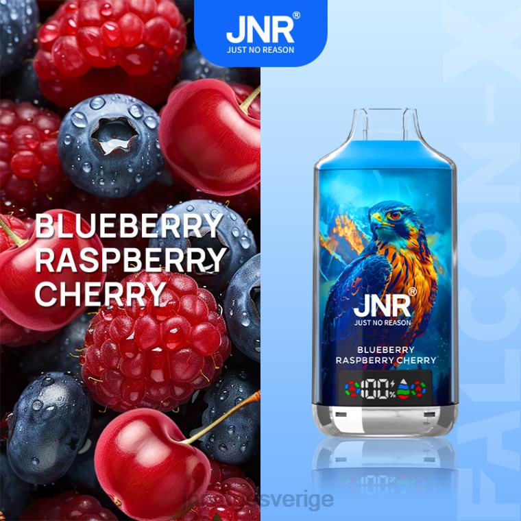 JNR Vape Nicotine - JNR FALCON x X0HZ616 blåbär hallon körsbär