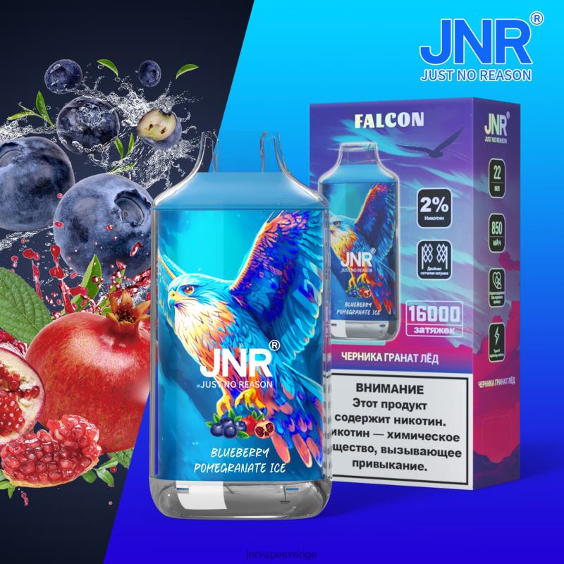 JNR Vape Price - jnr falk V04J6193 blåbär granatäpple is