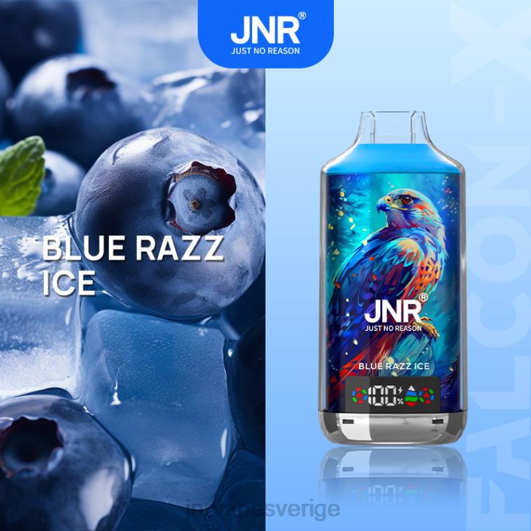 JNR Vapes Website - JNR FALCON x X0HZ61 blå razz is