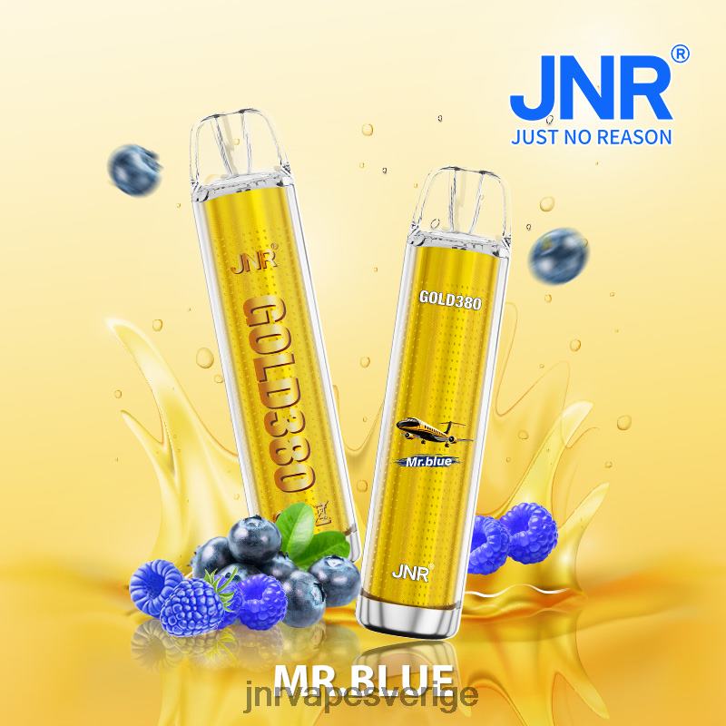 JNR Vape Pods - jnr gold380 V04J640 mr.blå