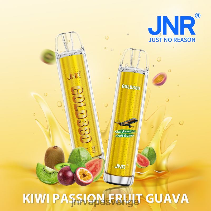JNR Vape Shop - jnr gold380 V04J648 kiwi passionsfrukt guava