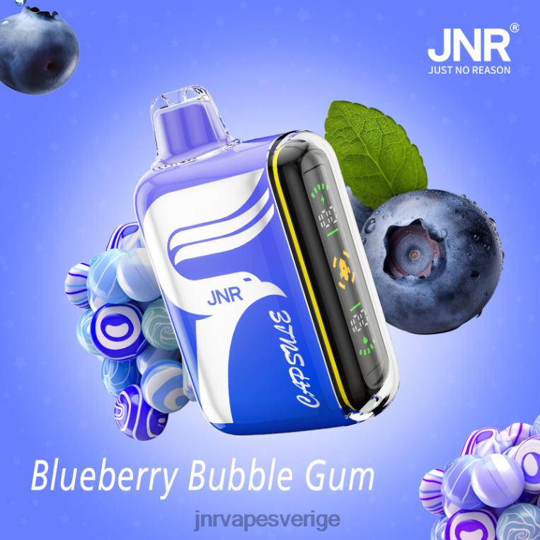JNR Vape Flavours - JNR kapsel P0JZ658 blåbär-bubbel-gummi