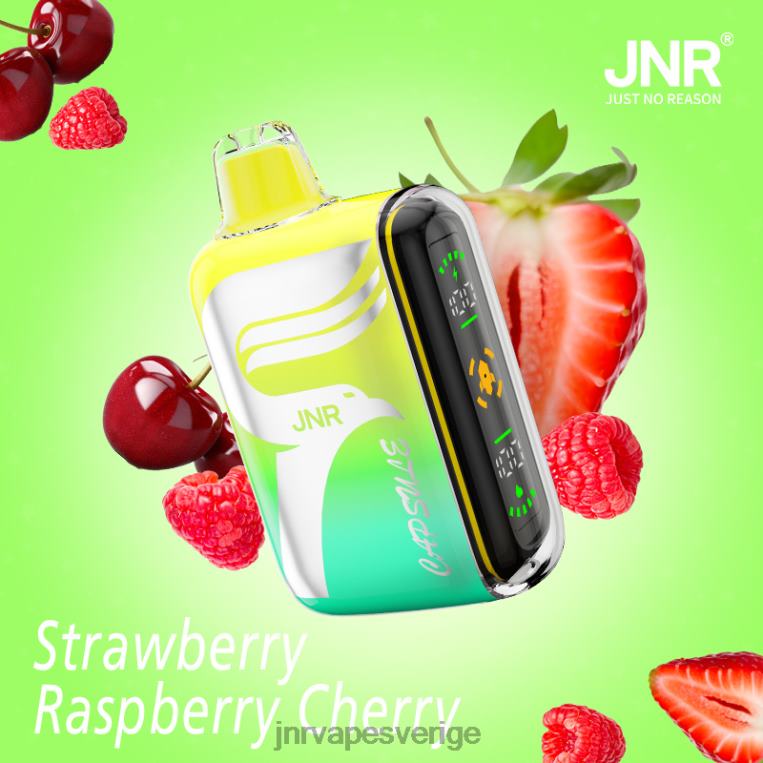 JNR Vape Pods - JNR kapsel P0JZ669 jordgubbar hallon körsbär