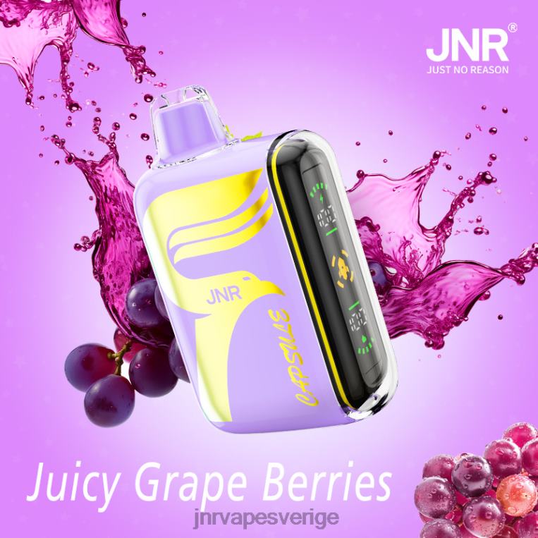 JNR Vape Sverige - JNR kapsel P0JZ663 saftiga druvbär