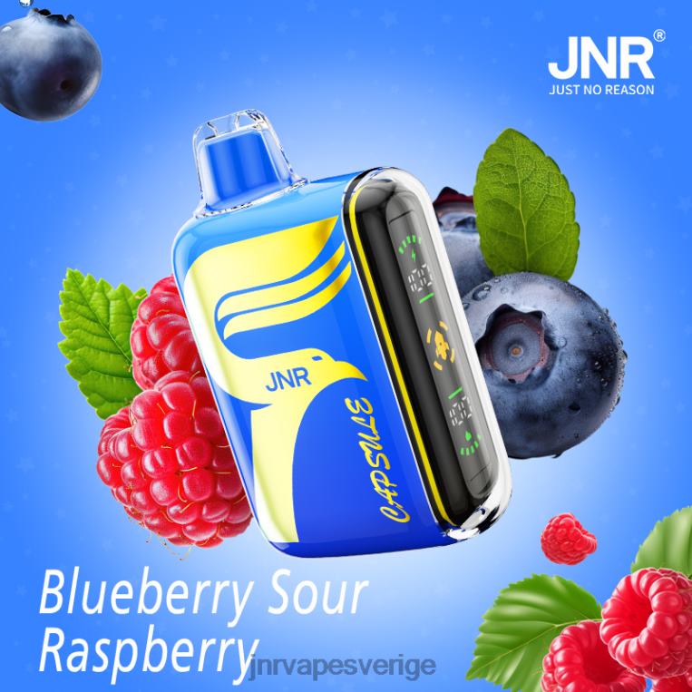 JNR Vapes Website - JNR kapsel P0JZ660 blåbär-surt-hallon