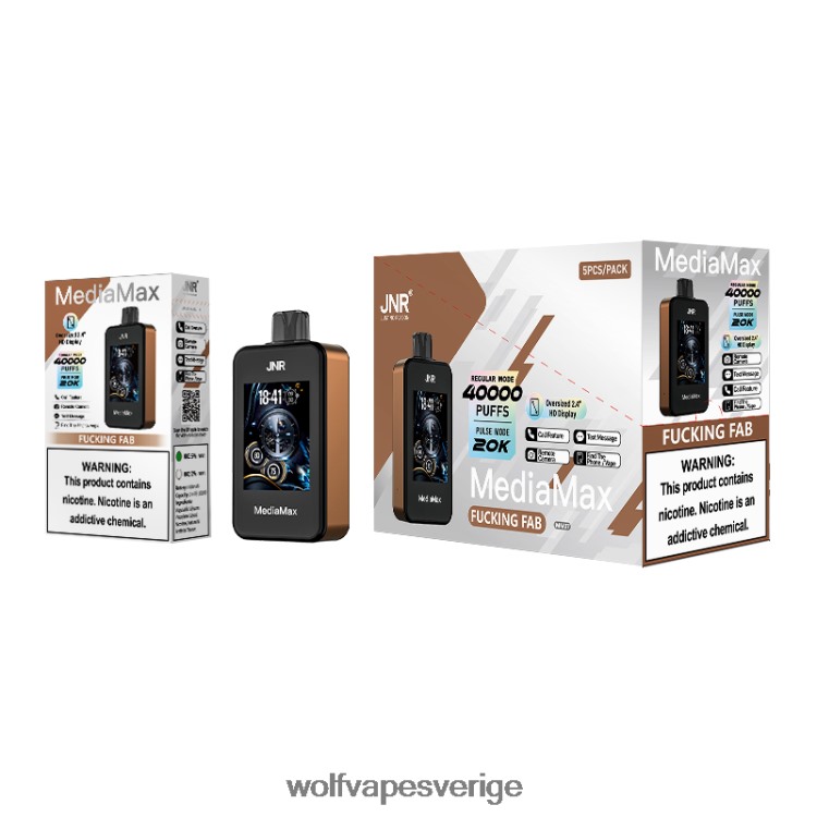 JNR Vape Price - JNR MediaMax 40k puff jävla fab B00XTH13