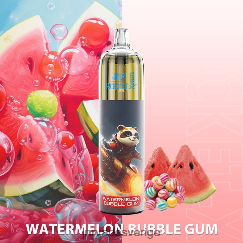JNR Vape Pods - jnr raket-x V04J6120 vattenmelon tuggummi
