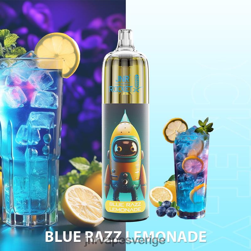 JNR Vape Stockholm - jnr raket-x V04J6122 blå razz lemonad
