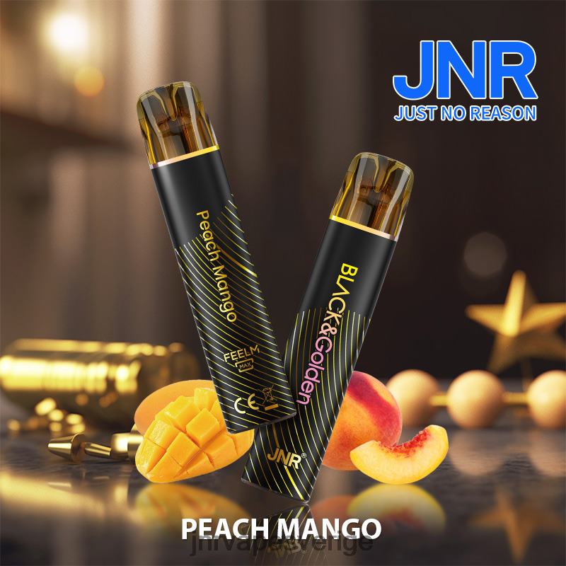 JNR Vape Flavours - jnr svart & gloden V04J6279 persika mango