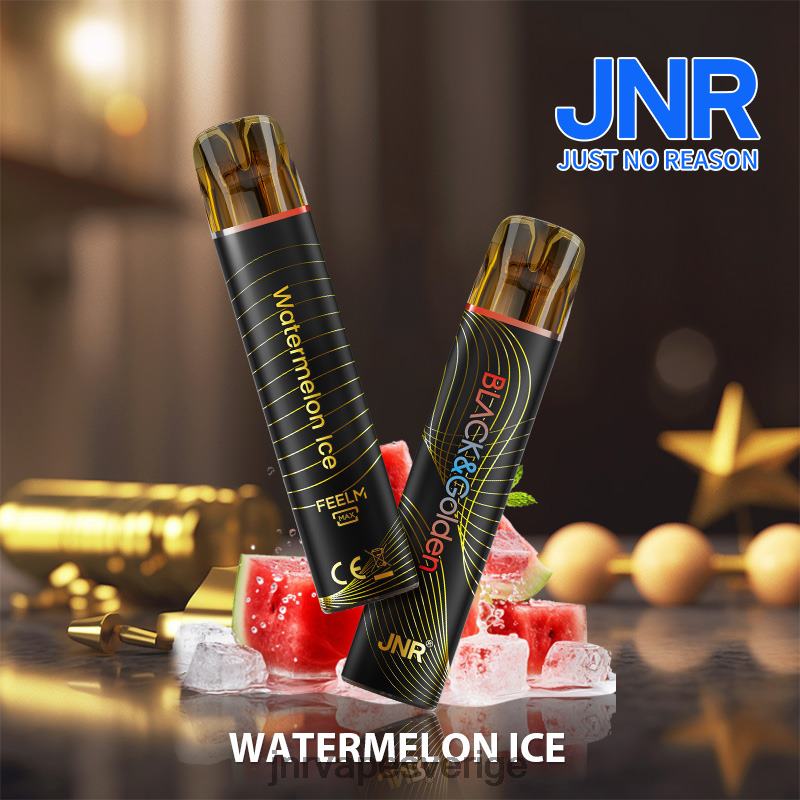 JNR Vape Shop - jnr svart & gloden V04J6288 vattenmelon is