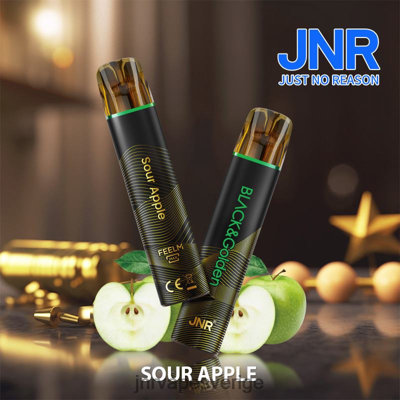 JNR Vape Stockholm - jnr svart & gloden V04J6282 syrligt äpple