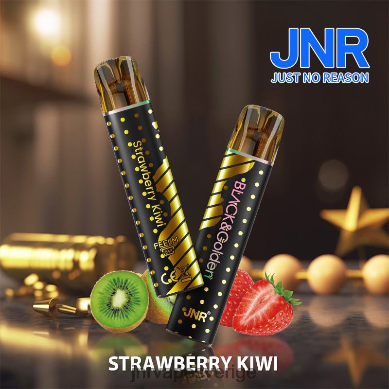 JNR Vape Sverige - jnr svart & gloden V04J6284 jordgubbskiwi