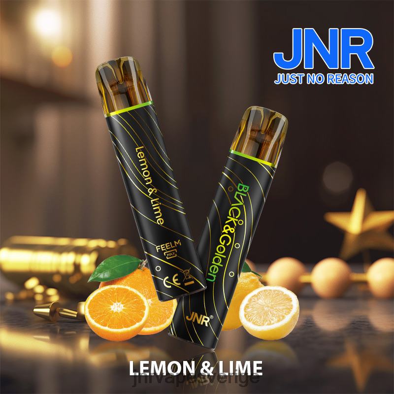 JNR Vapes Factory - jnr svart & gloden V04J6277 citron lime