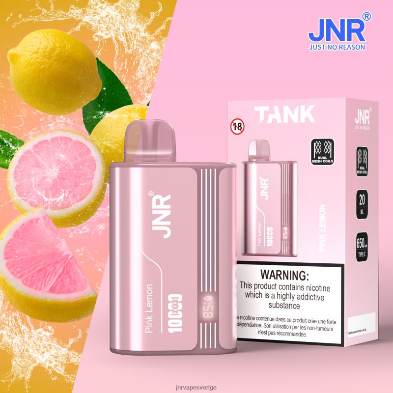 JNR Vape Stockholm - jnr tank V04J632 rosa citron