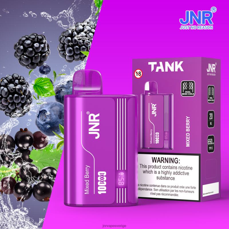 JNR Vape Sverige - jnr tank V04J624 blandat bär