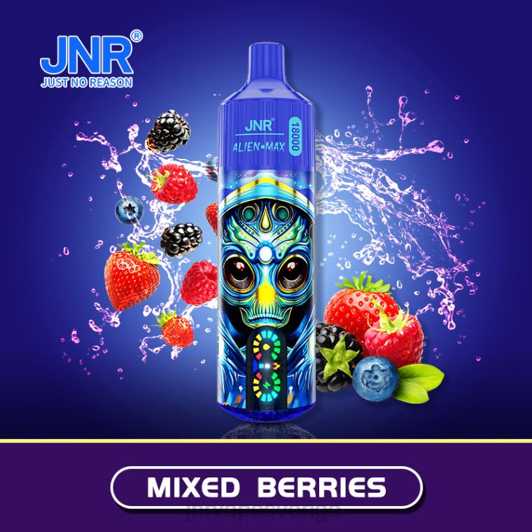 JNR Vape Flavours - JNR ALIEN max X0HZ629 blandade bär