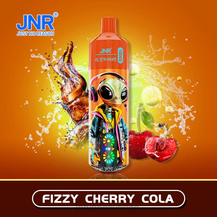 JNR Vape Nicotine - JNR ALIEN max X0HZ636 kolsyrad körsbärscola