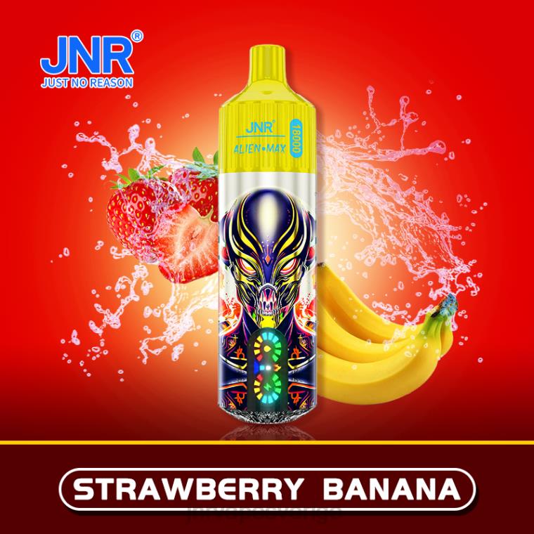 JNR Vape Review - JNR ALIEN max X0HZ625 jordgubbsbanan