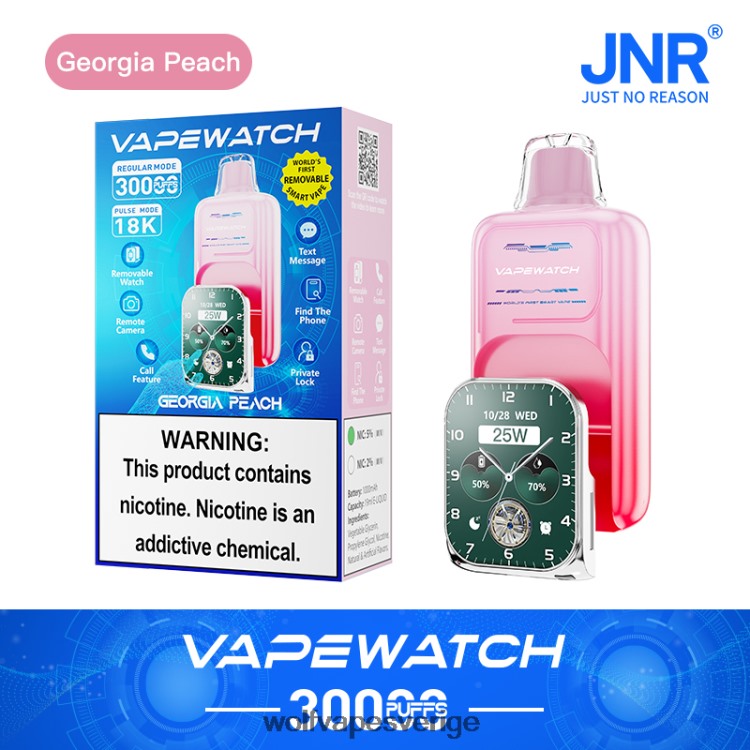 JNR Vape Price - JNR vape klocka georgisk persika B00XTH3