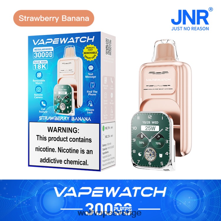 JNR Vapes Factory - JNR vape klocka jordgubbsbanan B00XTH7