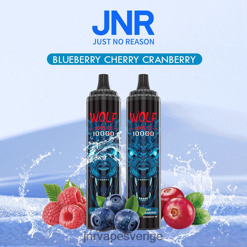 JNR Vape Flavours - jnr varg niplo V04J6359 blåbär körsbär tranbär