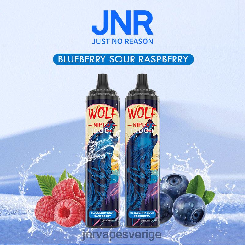 JNR Vape Pods - jnr varg niplo V04J6360 blåbärssura hallon